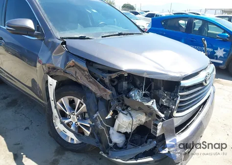 2015 Toyota Highlander Xle V6 from USA, damaged, VIN 5TDKKRFH5FS061581